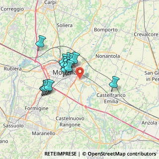 Mappa Via Franz Lehar, 41122 Modena MO, Italia (5.83071)