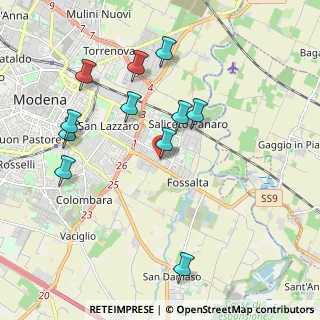 Mappa Via Franz Lehar, 41122 Modena MO, Italia (2.04364)