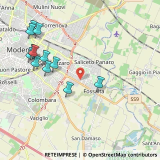 Mappa Via Franz Lehar, 41122 Modena MO, Italia (2.48333)