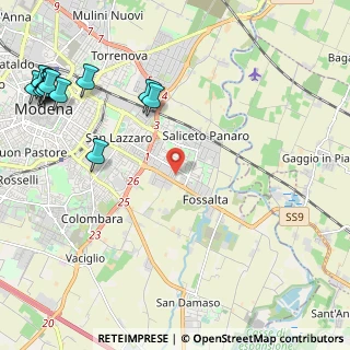 Mappa Via Franz Lehar, 41122 Modena MO, Italia (3.23769)