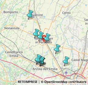 Mappa Via Carlo Marx, 40017 San Giovanni in Persiceto BO, Italia (6.89818)