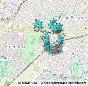 Mappa Via Augusto Valli, 41125 Modena MO, Italia (0.2825)