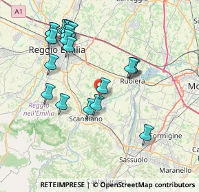 Mappa Via Cà del Diavolo, 42019 Scandiano RE, Italia (8.0605)