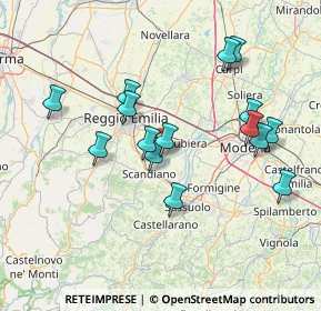 Mappa Via Cà del Diavolo, 42019 Scandiano RE, Italia (14.41733)