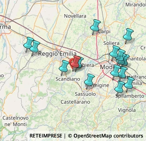 Mappa Via Cà del Diavolo, 42019 Scandiano RE, Italia (16.41875)