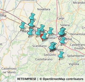 Mappa Via Cà del Diavolo, 42019 Scandiano RE, Italia (11.27471)