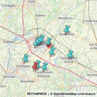Mappa Emilia Est Bivio Fusco, 41126 Modena MO, Italia (6.38273)