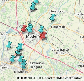 Mappa Via dei Sighicelli, 41122 Modena MO, Italia (9.891)