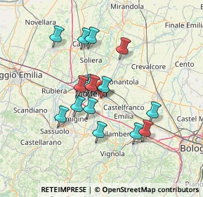 Mappa Via dei Sighicelli, 41122 Modena MO, Italia (12.32133)