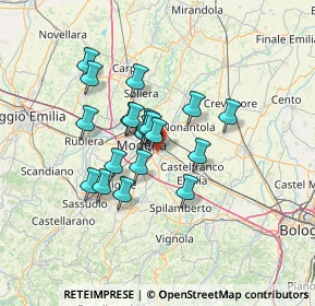 Mappa Via dei Vitali, 41122 Modena MO, Italia (10.1505)