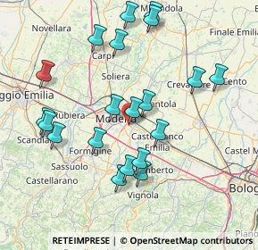 Mappa Via dei Sighicelli, 41122 Modena MO, Italia (15.945)