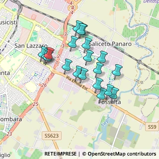 Mappa Via dei Vitali, 41122 Modena MO, Italia (0.785)
