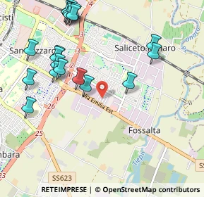 Mappa Via dei Sighicelli, 41122 Modena MO, Italia (1.23)