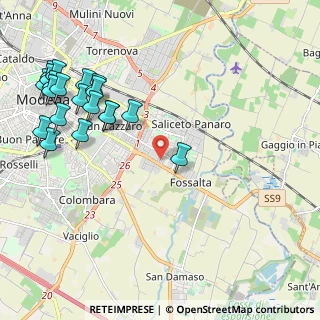 Mappa Via dei Vitali, 41122 Modena MO, Italia (2.6775)