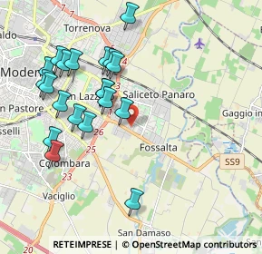 Mappa Via dei Vitali, 41122 Modena MO, Italia (2.0605)