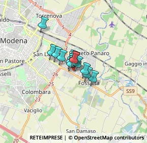Mappa Via dei Sighicelli, 41122 Modena MO, Italia (0.78385)