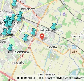 Mappa Via dei Vitali, 41122 Modena MO, Italia (2.97438)