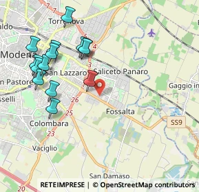 Mappa Via dei Vitali, 41122 Modena MO, Italia (2.21071)