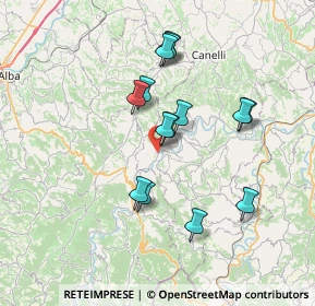 Mappa Regione Colombaia, 14059 Vesime AT, Italia (6.32071)