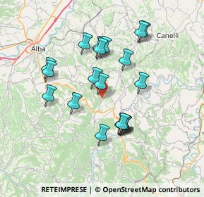 Mappa SS 592, 12050 Rocchetta Belbo CN (6.594)