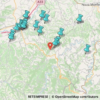 Mappa Strada Statale, 12050 Rocchetta Belbo CN, Italia (10.626)