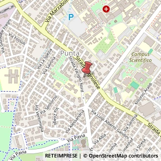 Mappa Via Vignolese, 628/F, 41125 Modena, Modena (Emilia Romagna)