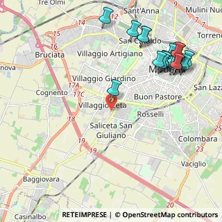 Mappa Via Gregorio Mendel, 41126 Modena MO, Italia (2.682)