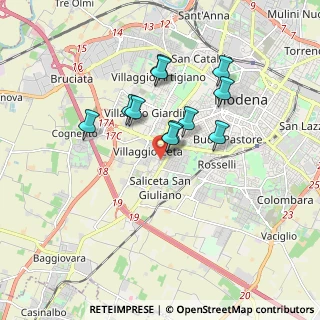 Mappa Via Gregorio Mendel, 41126 Modena MO, Italia (1.46455)
