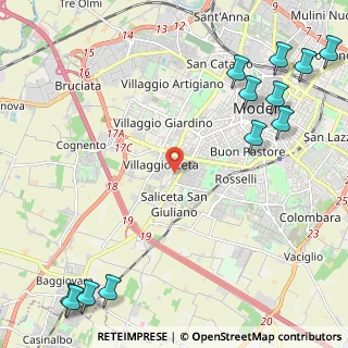 Mappa Via Gregorio Mendel, 41126 Modena MO, Italia (3.44667)