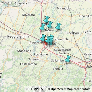 Mappa Via Gregorio Mendel, 41126 Modena MO, Italia (8.08364)