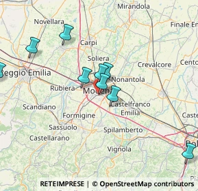 Mappa Strada delle Morane, 41125 Modena MO, Italia (18.65091)