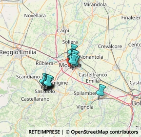 Mappa Strada delle Morane, 41125 Modena MO, Italia (10.34438)