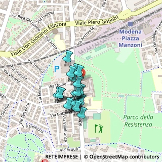 Mappa Strada delle Morane, 41125 Modena MO, Italia (0.156)