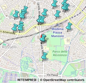 Mappa Strada delle Morane, 41125 Modena MO, Italia (0.582)