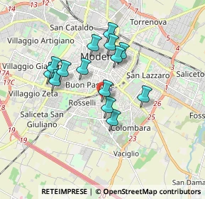 Mappa Strada delle Morane, 41125 Modena MO, Italia (1.495)