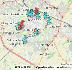 Mappa Strada delle Morane, 41125 Modena MO, Italia (1.76583)