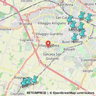 Mappa Traversa a - b - e - f - G. Sagittario, 41126 Modena MO, Italia (3.47727)