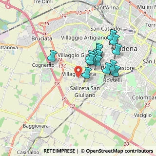 Mappa Traversa a - b - e - f - G. Sagittario, 41126 Modena MO, Italia (1.54875)