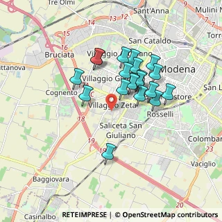 Mappa Traversa a - b - e - f - G. Sagittario, 41126 Modena MO, Italia (1.4705)