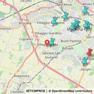 Mappa Traversa a - b - e - f - G. Sagittario, 41126 Modena MO, Italia (3.07091)