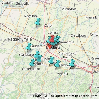 Mappa Traversa a - b - e - f - G. Sagittario, 41126 Modena MO, Italia (11.03867)