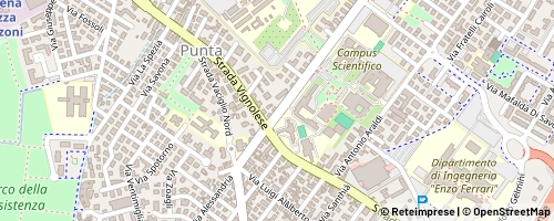 Mappa Modena