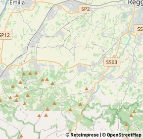 Mappa 42020 Quattro Castella RE, Italia (6.4895)