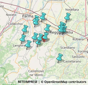 Mappa Via Vittorio Veneto, 42020 Quattro Castella RE, Italia (12.03706)