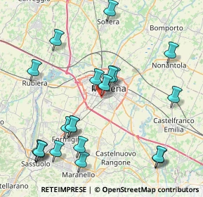 Mappa Via Simone Martini, 41125 Modena MO, Italia (9.542)