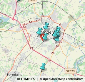 Mappa Via Simone Martini, 41125 Modena MO, Italia (3.49091)