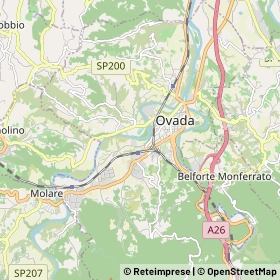 Mappa Ovada