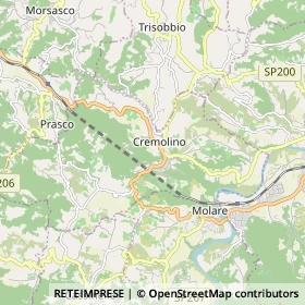 Mappa Cremolino