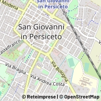 Map San Giovanni in Persiceto