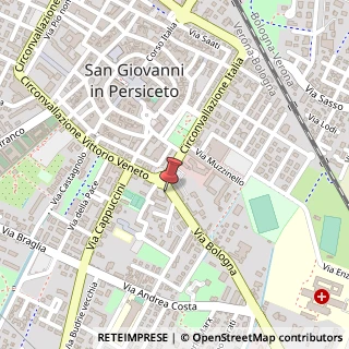Mappa Via Bologna, 1, 40017 San Giovanni in Persiceto, Bologna (Emilia Romagna)